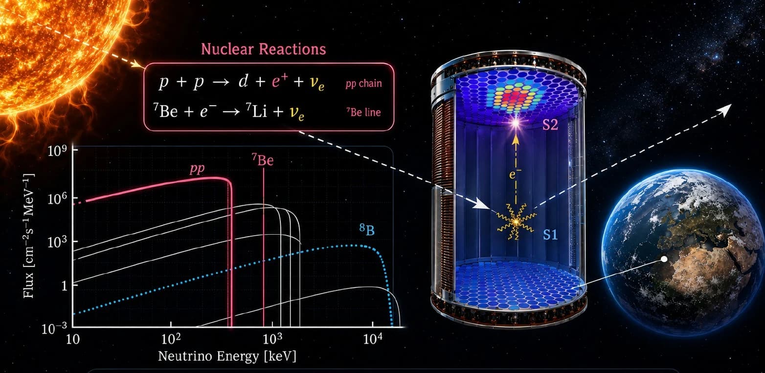 On August 31, 2026, the XENON collaboration announced a major discovery: for the first time, the XENONnT detector, located at the Gran Sasso National Laboratories in Italy, successfully detected low-energy solar neutrinos, with a record-low detection threshold of just 17 keV.