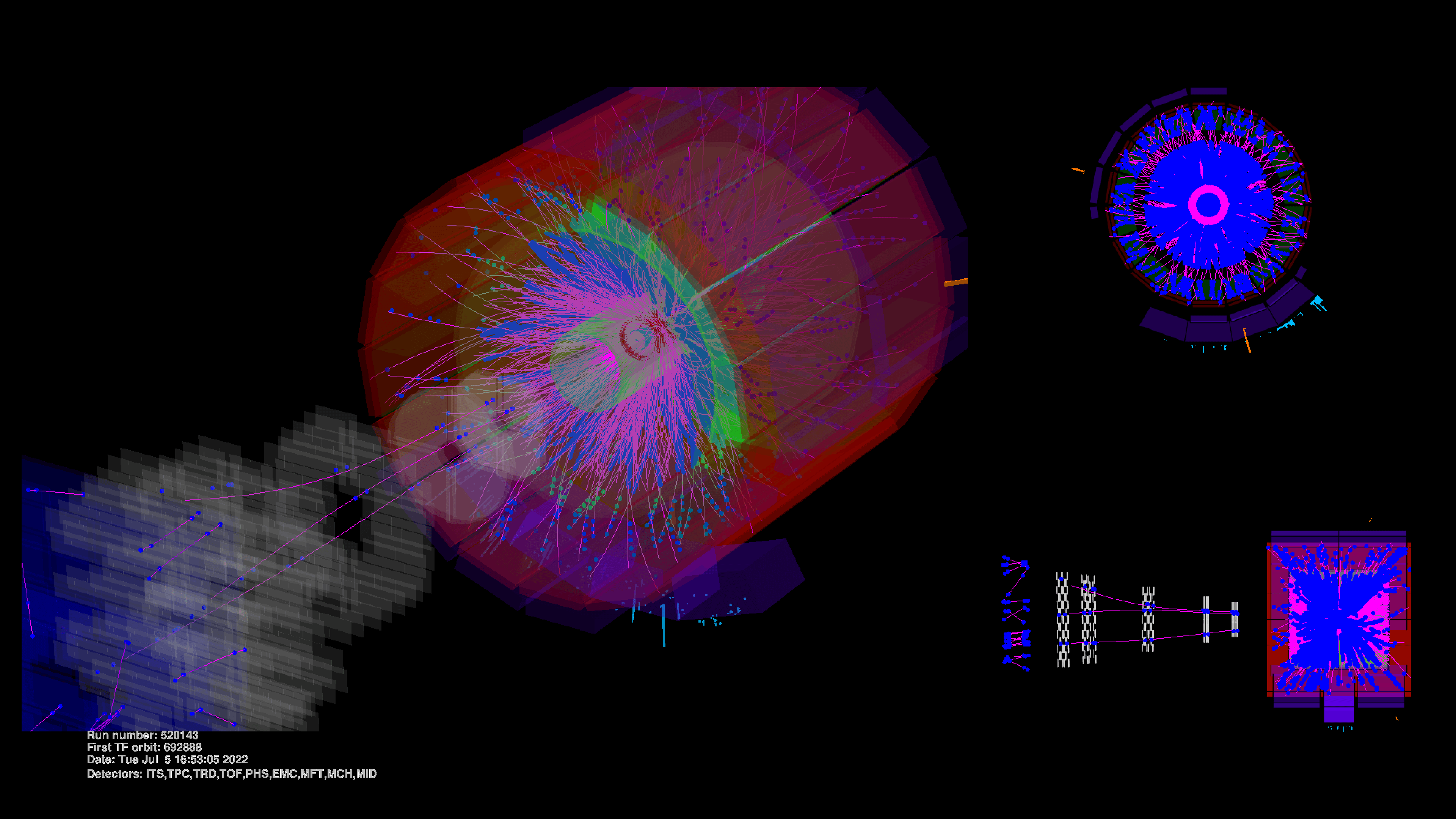 First pp collisions at LHC at 13.6 TeV