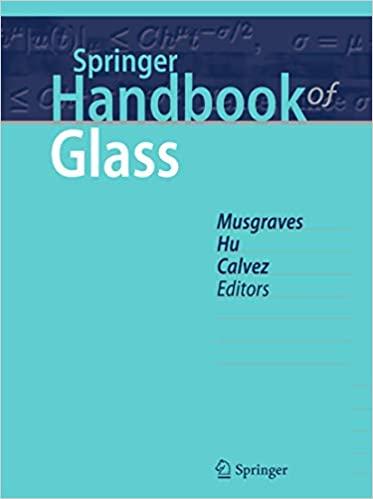 Livre Springer Handbook Glass