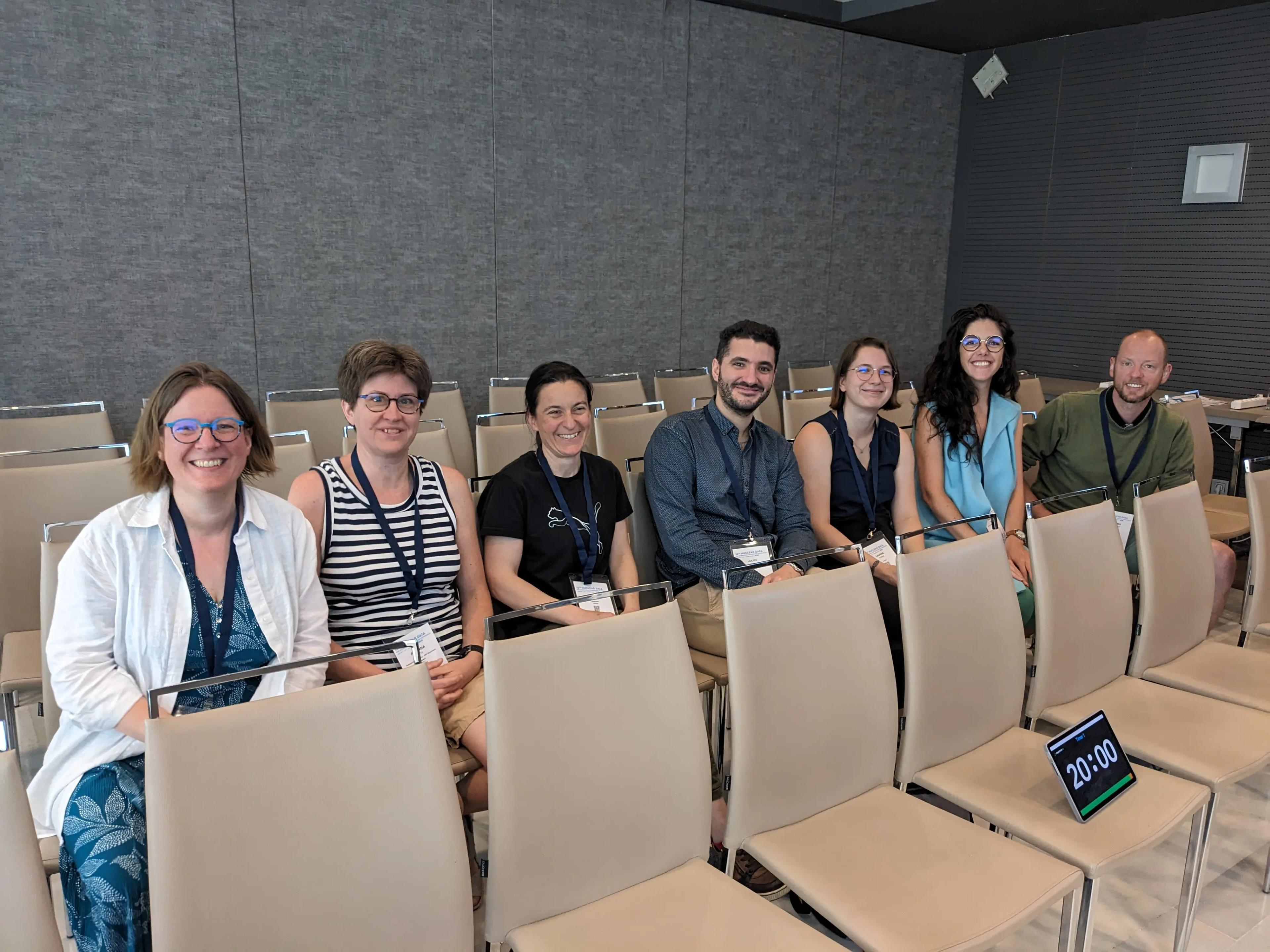 
Les membres des équipes PRISMA et SEN de Subatech ont pris part à la 16ème conférence "Nuclear Data for Science and Technology", qui s’est tenue à Madrid du 22 au 27 juin cette année. Félicitations à Laurine Puren, doctorante de l'équipe PRISMA, récompensée pour sa présentation orale au concours des jeunes scientifiques !
