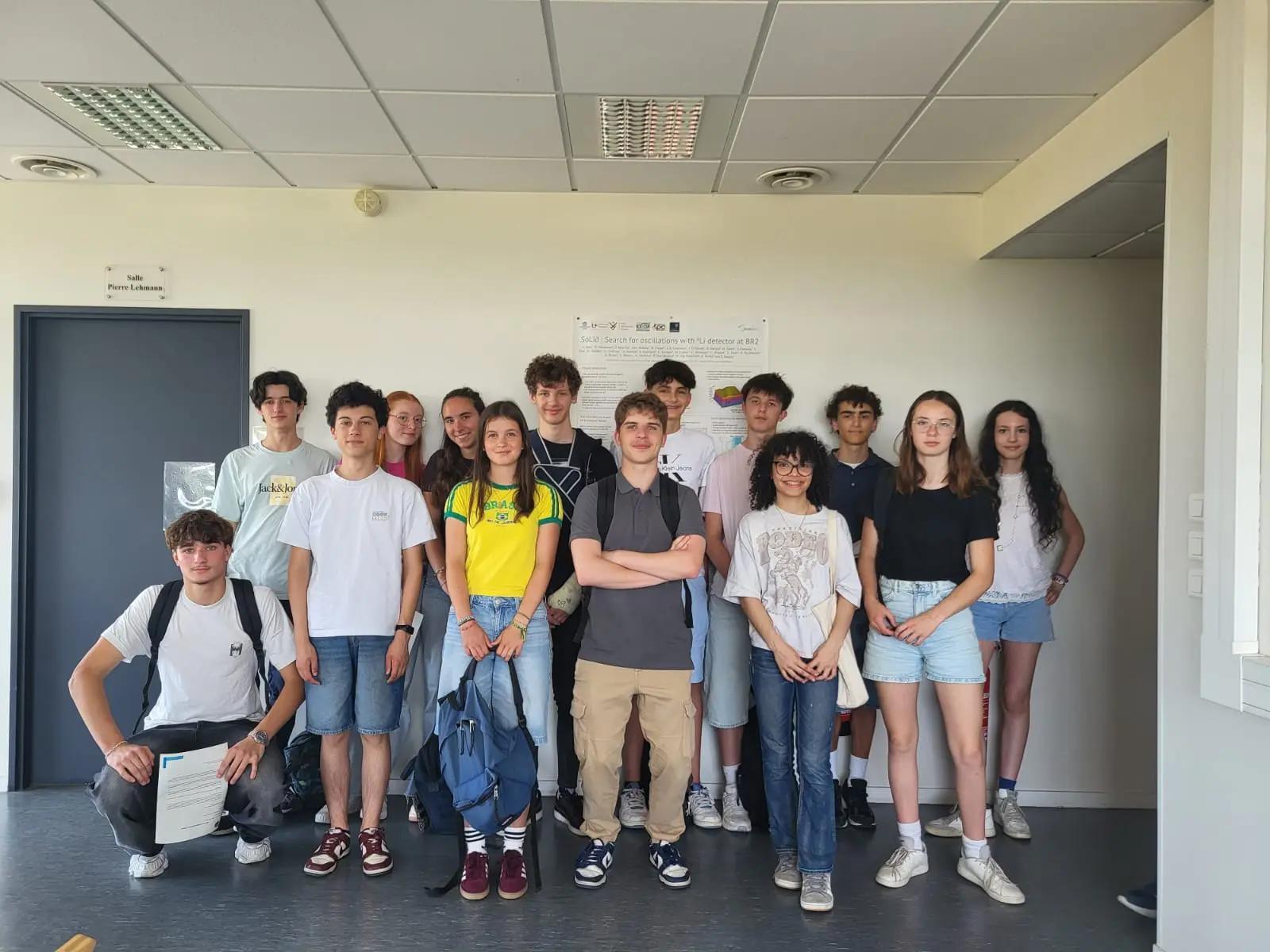 From June 16 to 19, Subatech welcomed several high school students for a discovery internship
